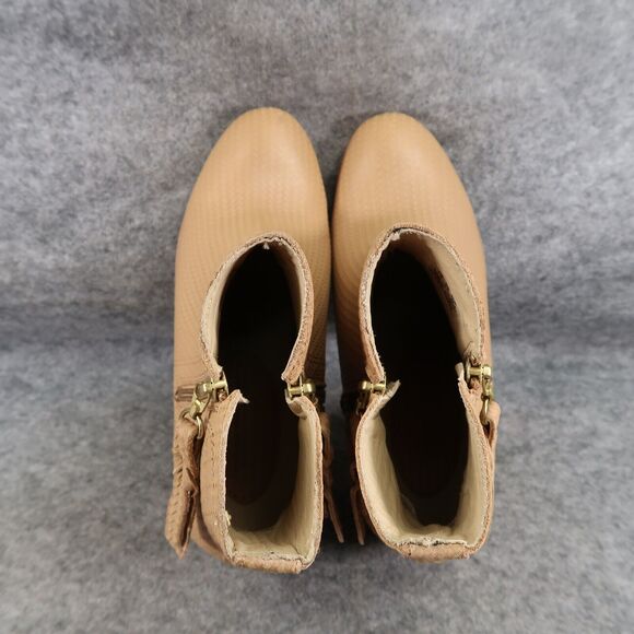 Wolverine Shoes Womens 7.5 Bootie Fashion Classic Textured Leather Brown Artisan - Picture 8 of 16